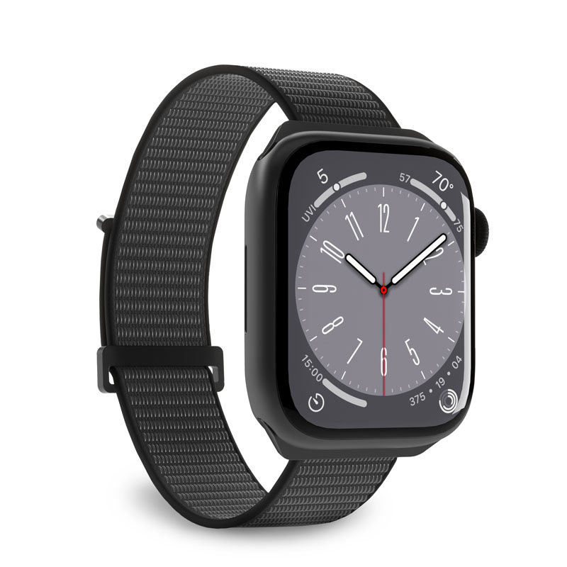 PURO Nylon Sport Pasek Do Apple Watch 38 40 41 Mm Czarny Puro