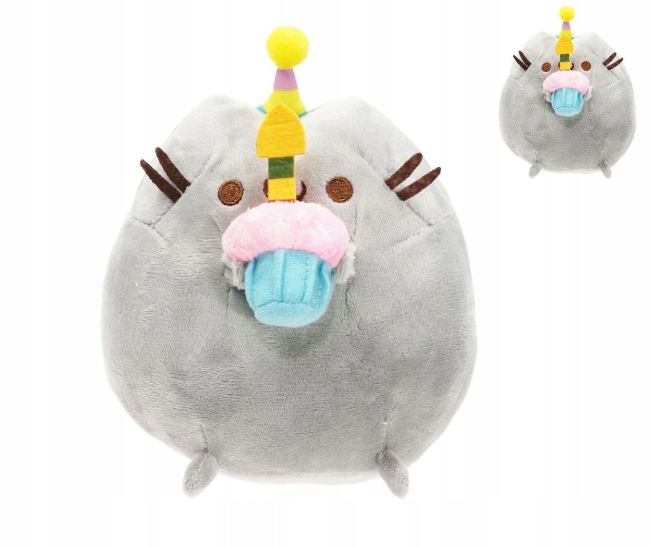 Pusheen Maskotka Z Urodzinowym Tortem 15 Cm Pusheen Sklep EMPIK