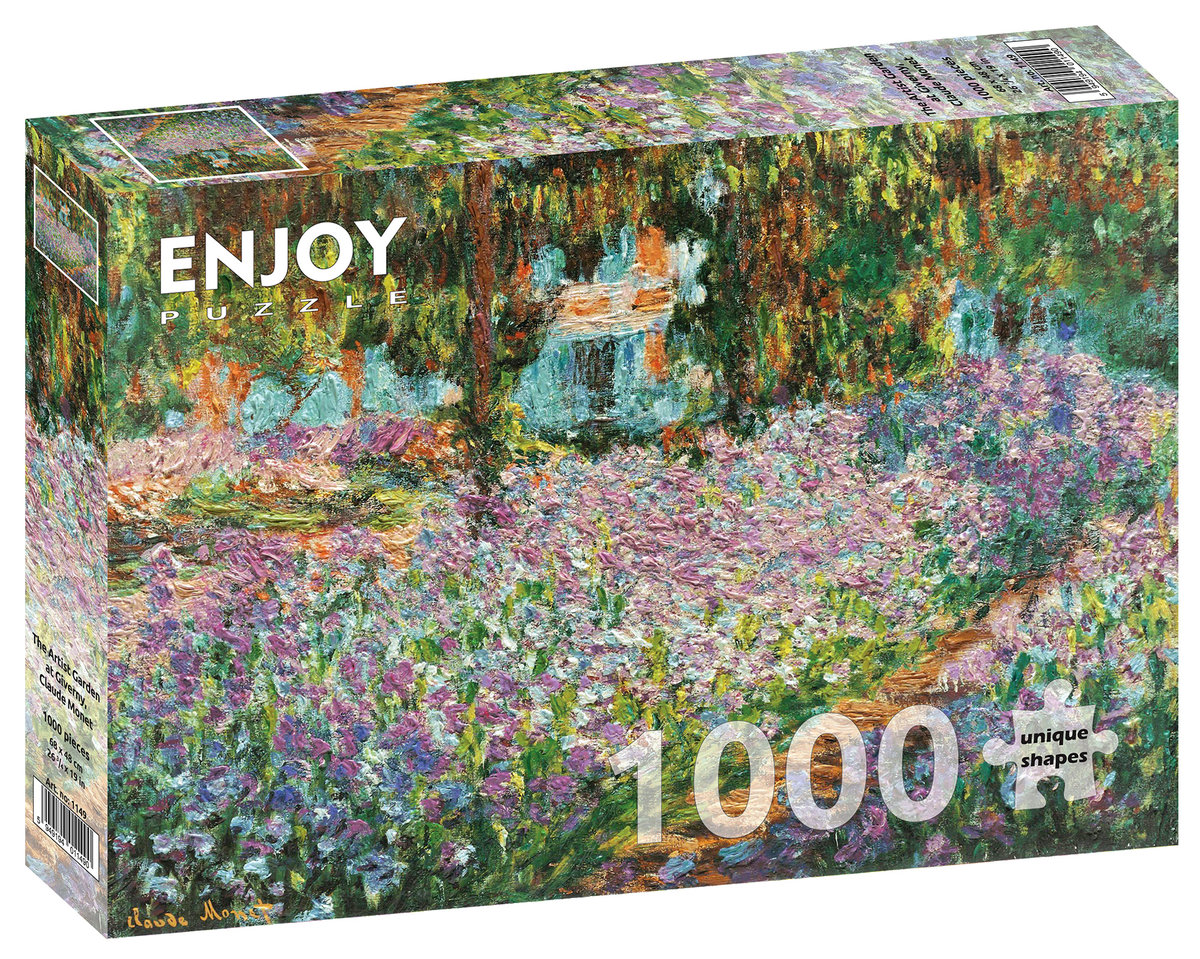 Puzzle Ogród artysty w Giverny Claude Monet 1000 el Enjoy Sklep