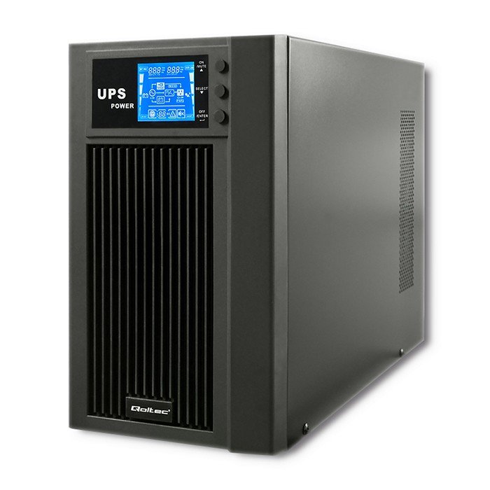 Qoltec Zasilacz Awaryjny UPS On Line Pure Sine Wave 3kVA 2 4kW