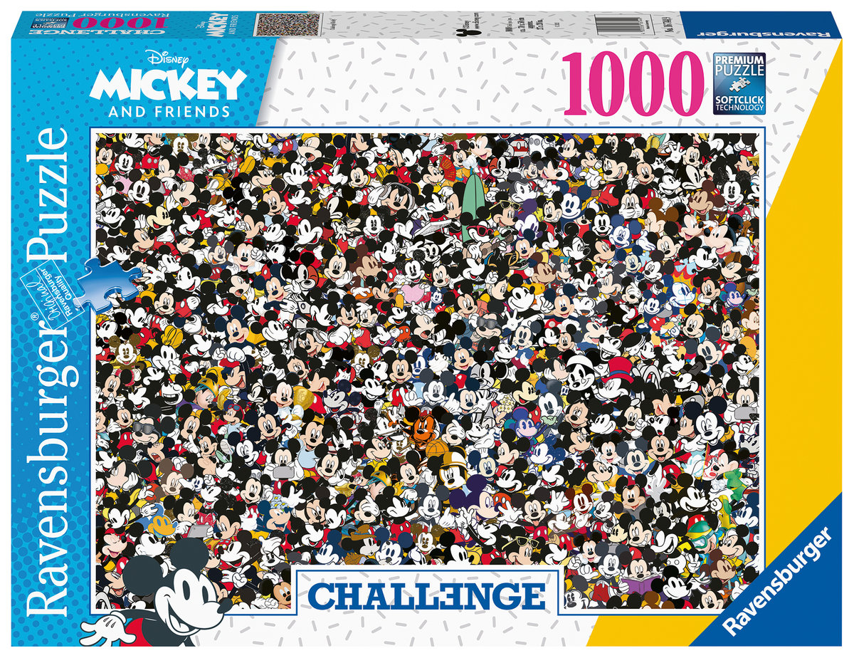 Ravensburger Puzzle Bajki Disney Myszka Miki I Przyjaciele 1000 El