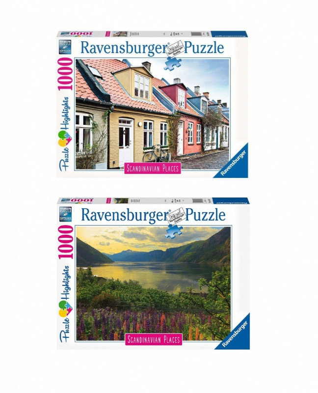 Ravensburger Puzzle Zestaw 2x1000 El Ravensburger Sklep EMPIK