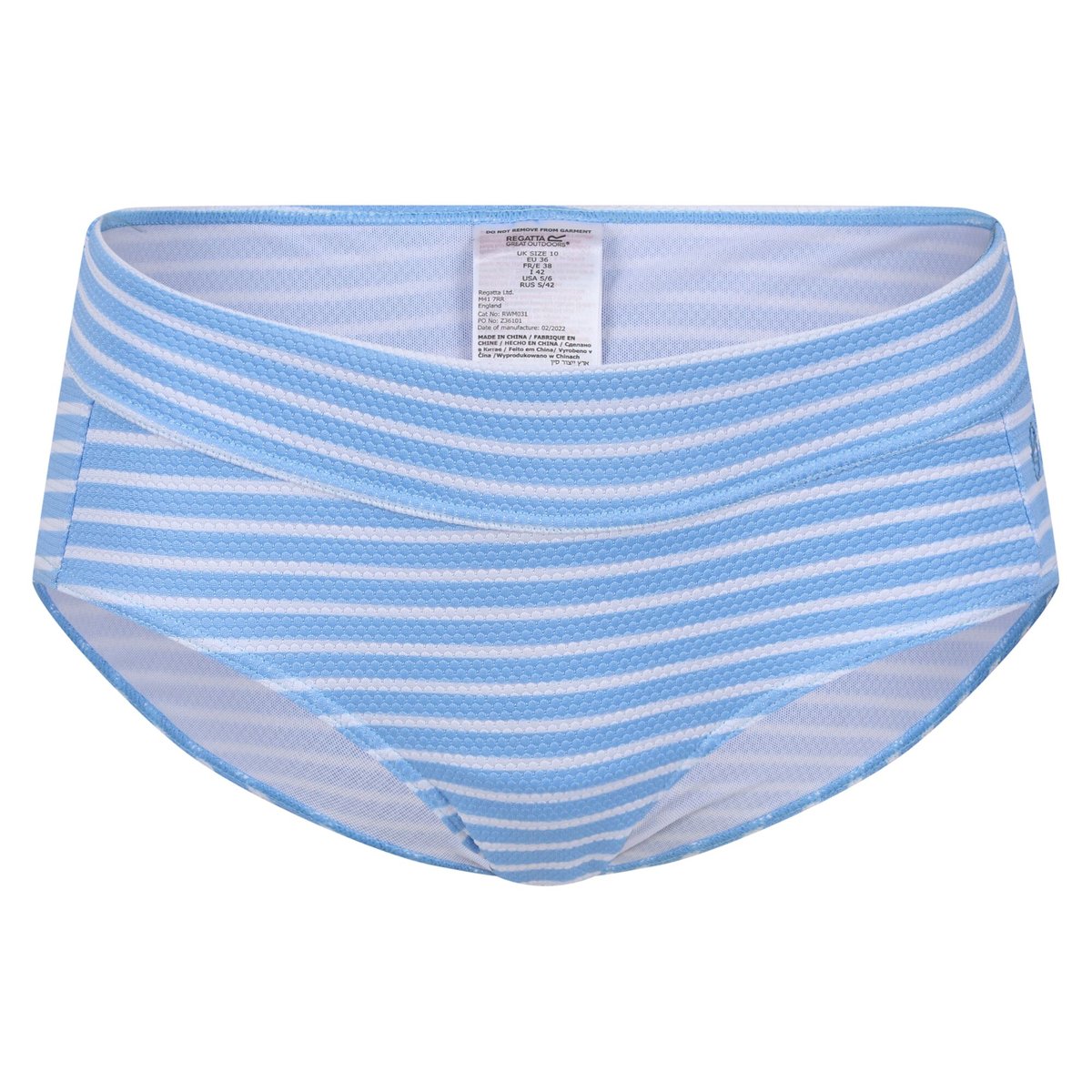 Regatta Damskie M Skie Teksturowane Figi Bikini Paloma Stripe