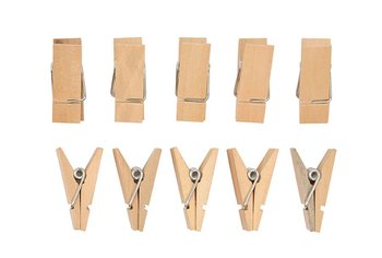 Rico Design, klamerki drewniane, 10 sztuk