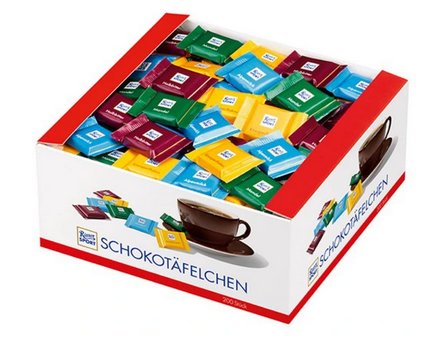 Ritter Sport mini czekoladki mix smaków 200 sztuk Nestle Sklep