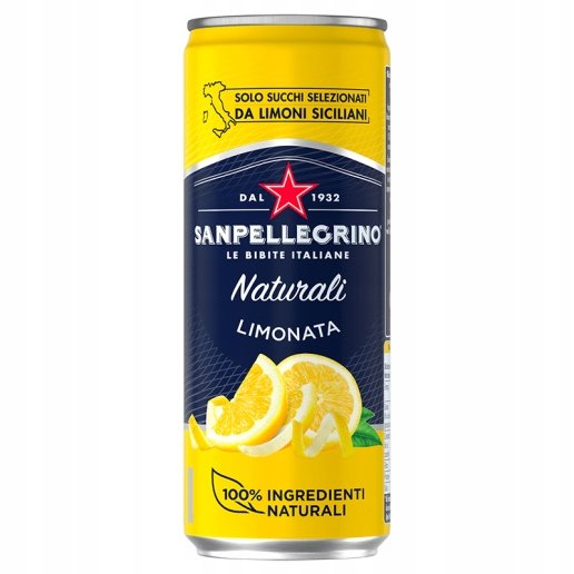 San Pellegrino Limonata 330Ml Lemoniada Włochy SAN PELLEGRINO Sklep