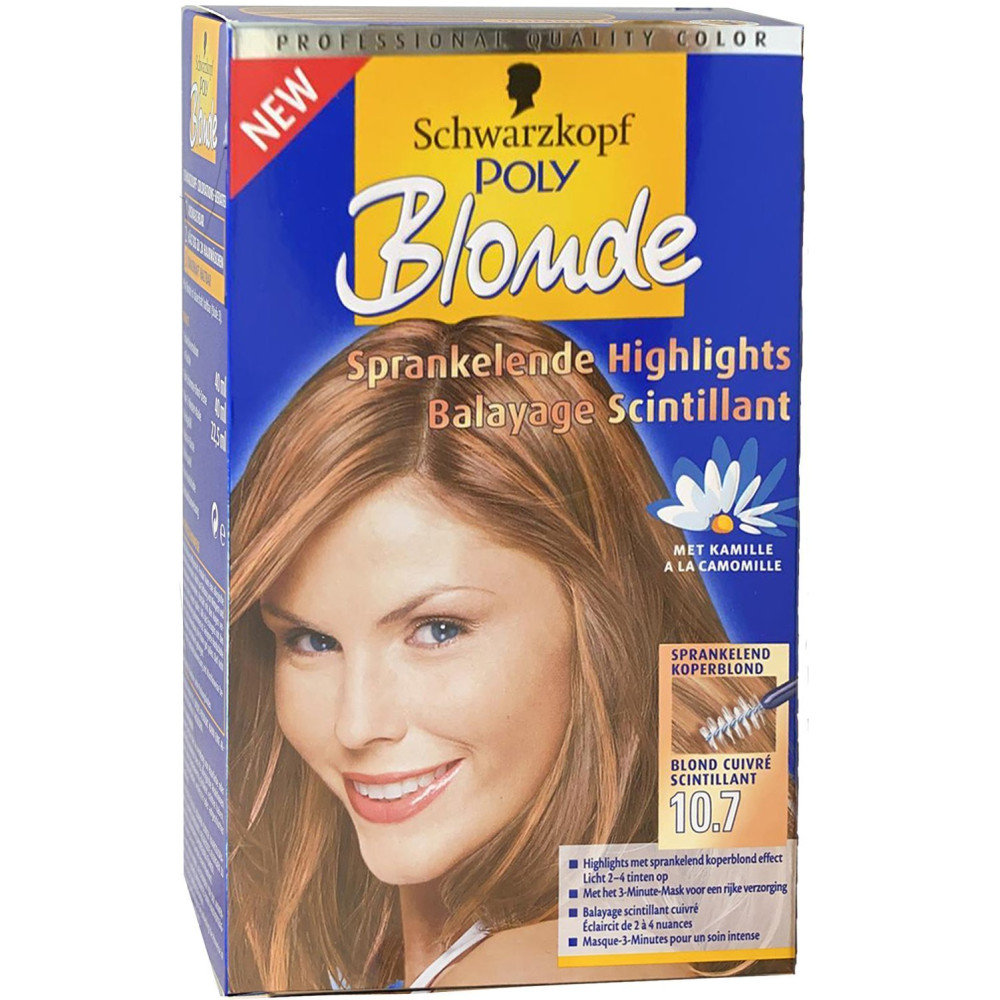 Schwarzkopf Farba do Włosów Poly Blonde 10 7 Blond Cuivré Sklep