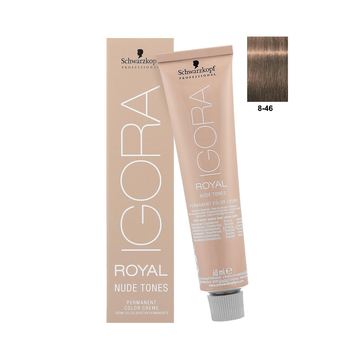 Schwarzkopf Professional Igora Royal Nude Tones Farba Do W Os W