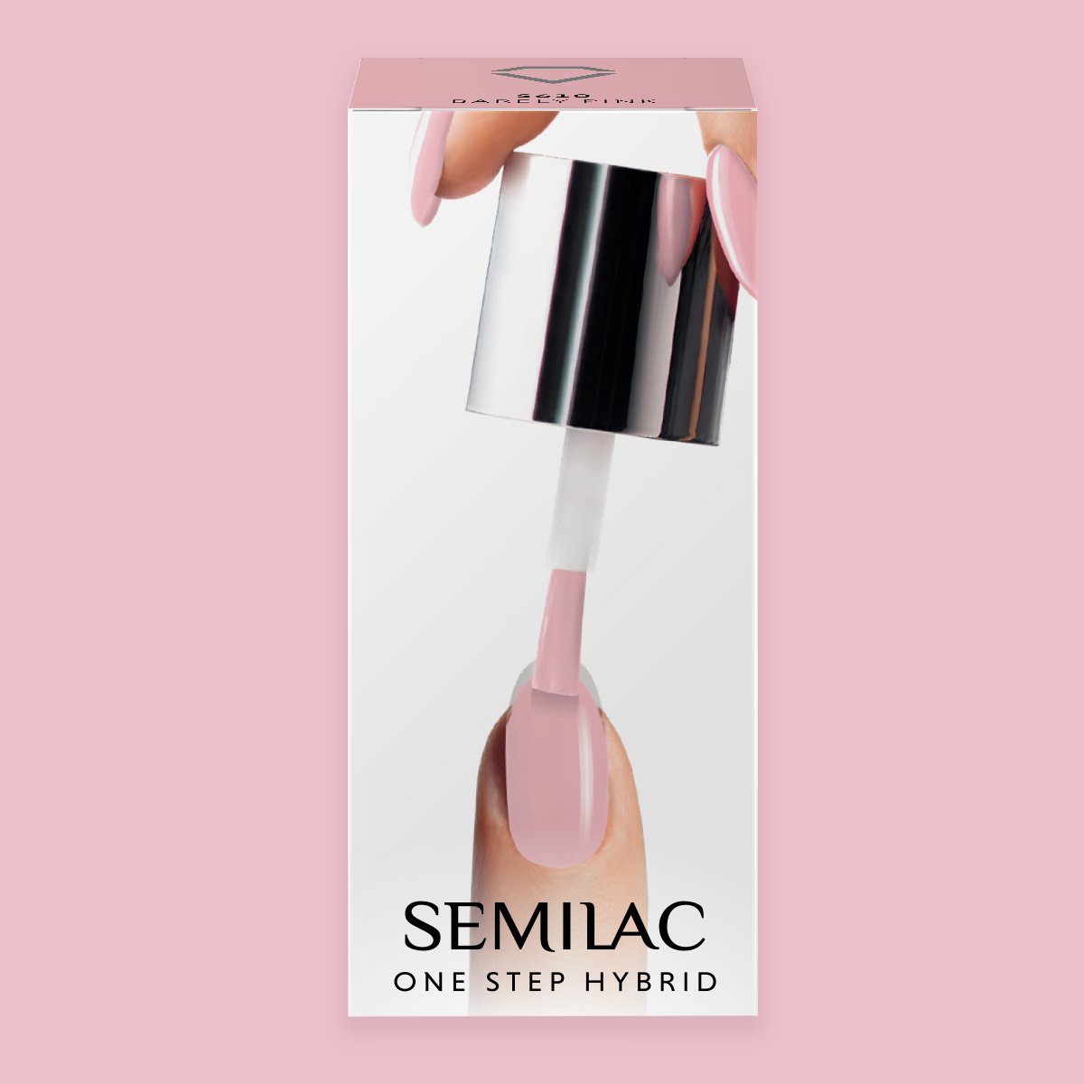 Semilac One Step Hybrid Lakier Hybrydowy S610 Barely Pink 5 Ml