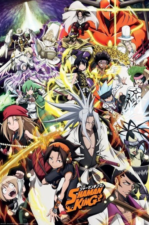 Shaman King Key Visual Plakat 61X91 5 Cm Aaaloe Inna Marka