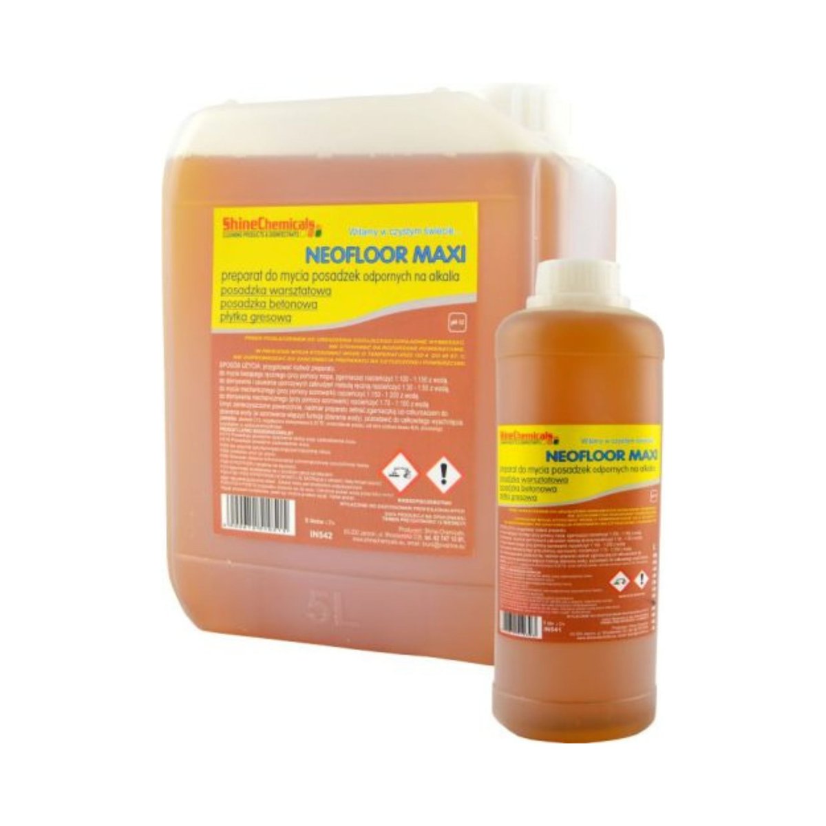 Shine Neofloor Maxi Preparat Do Mycia Posadzek 1L Shinechemicals