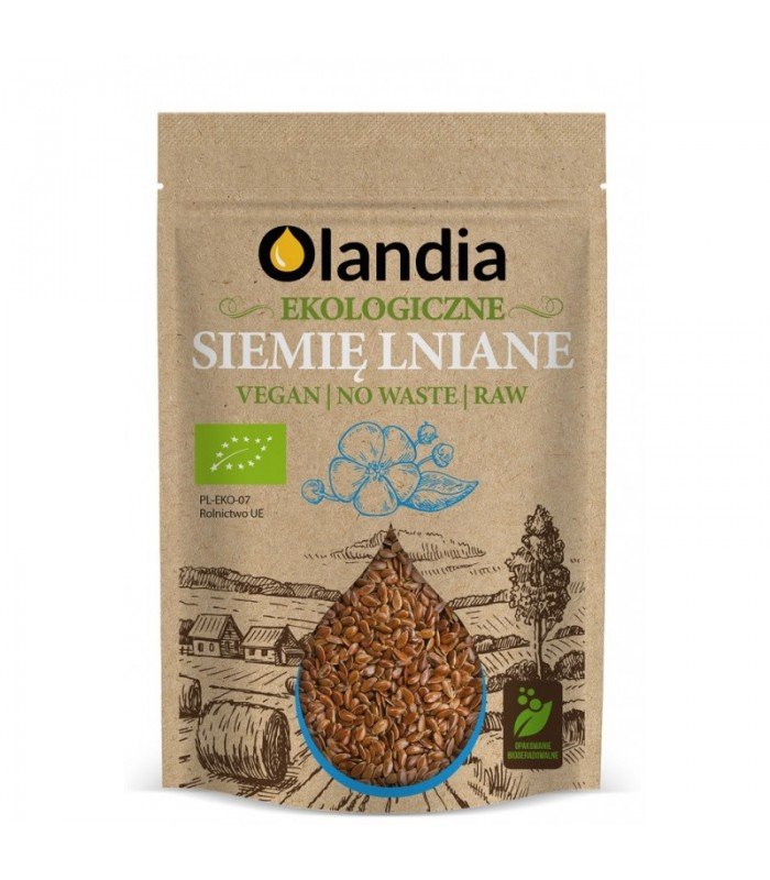 Siemię lniane BIO 200 g Olandia Olandia Sklep EMPIK