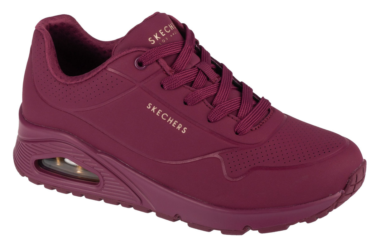 Skechers Uno Stand On Air Plum Damskie Buty Sneakers Czerwony