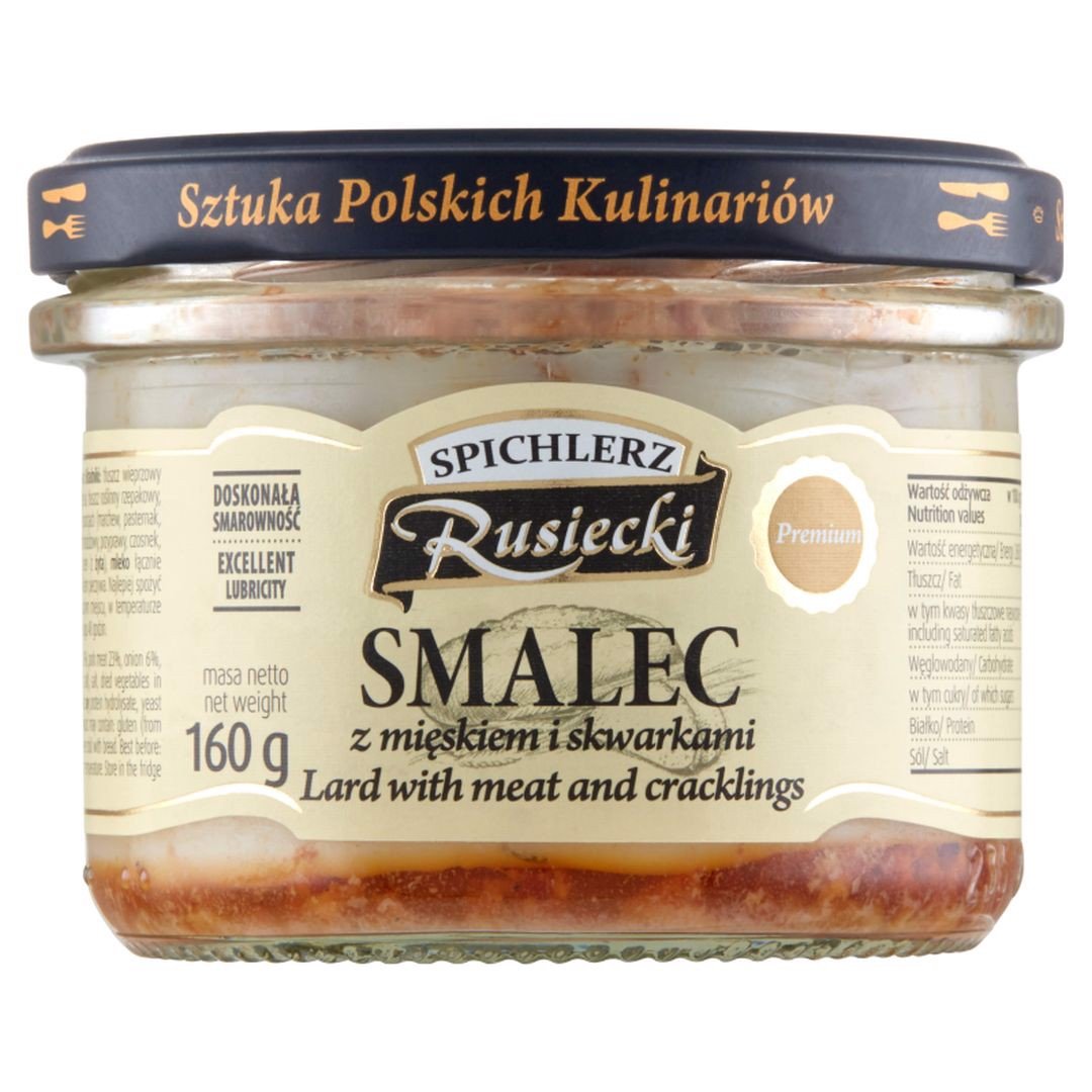 Spichlerz Rusiecki Smalec z mięskiem i skwarkami 160 g Inna marka