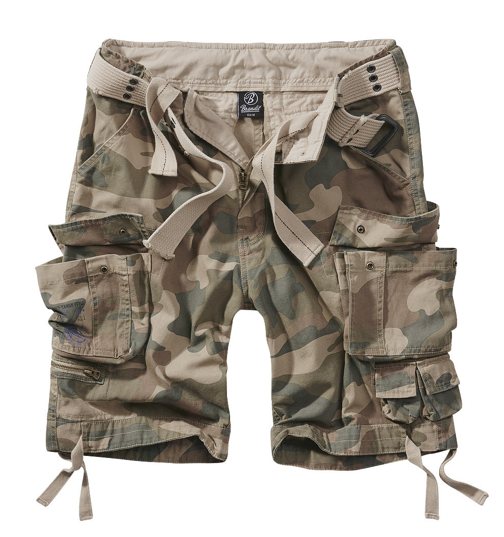 spodnie bojówki krótkie SAVAGE VINTAGE SHORTS LIGHT WOODLAND L