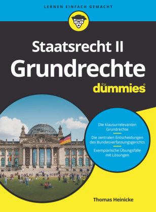 Staatsrecht Ii Grundrechte F R Dummies Wiley Vch Dummies Ksi Ka W