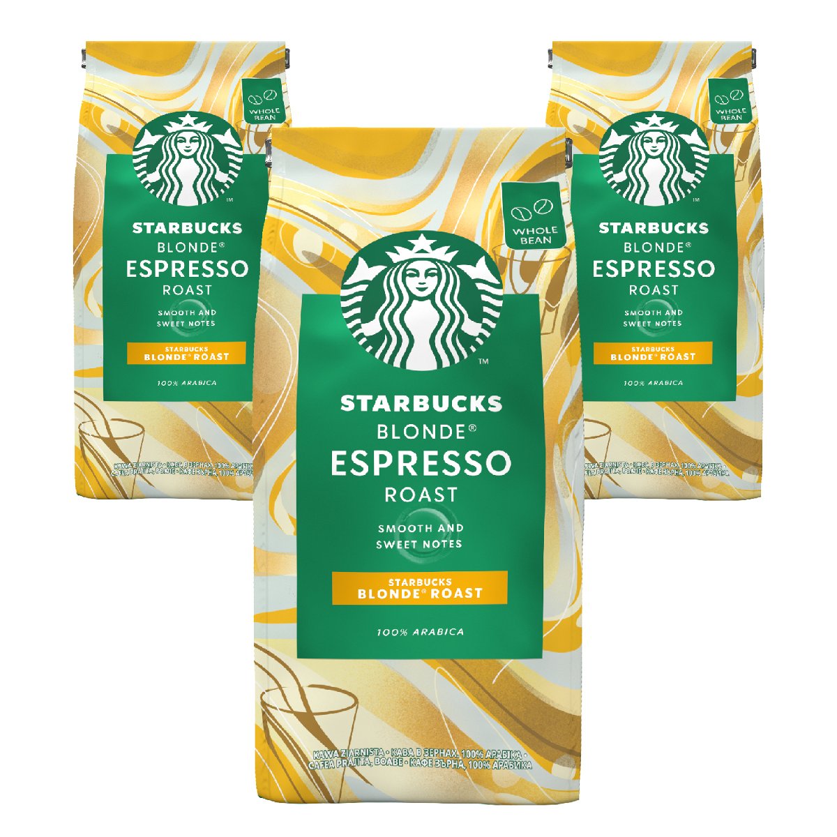 Starbucks Blonde Espresso Beans Kawa Ziarnista X G Starbucks