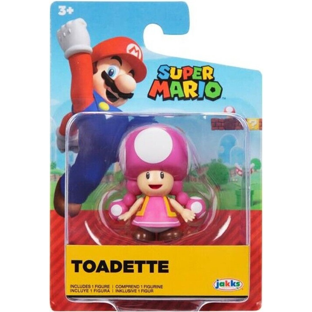 Super Mario Nintendo Jakks Pacific Oryginalna Ruchoma Figurka Toadette