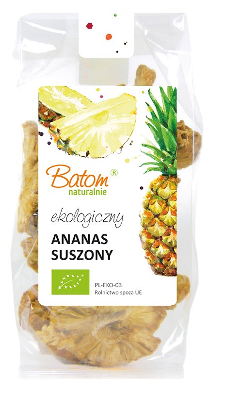 Suszone Krążki Ananasa BIO 125g Batom Batom Sklep EMPIK