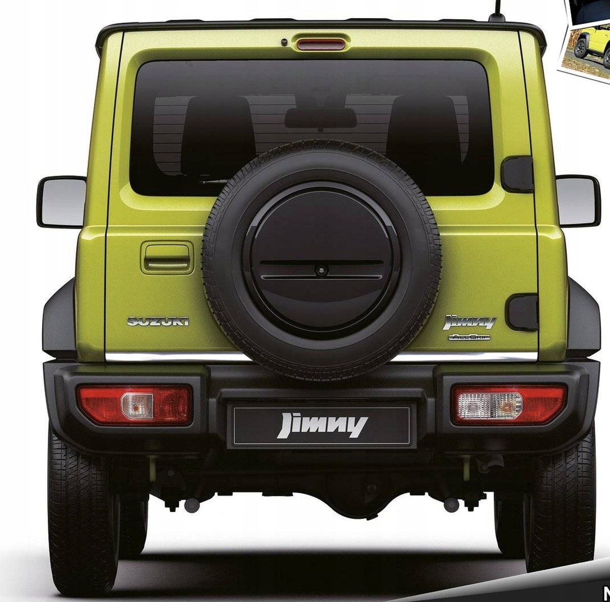 SUZUKI Jimny Listwy CHROM na Bagażnik Klapę Drzwi Martig