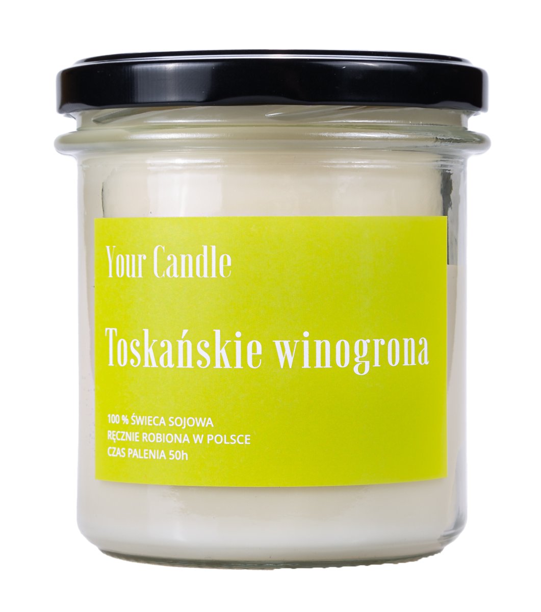 Świeca Sojowa Toskańskie Winogrona 300 Ml Your Candle Your Candle