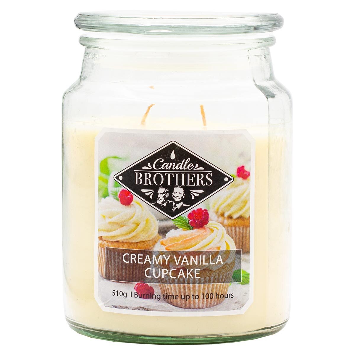 Świeca zapachowa 2 knoty w szkle Candle Brothers 510 g Wanilia Creamy