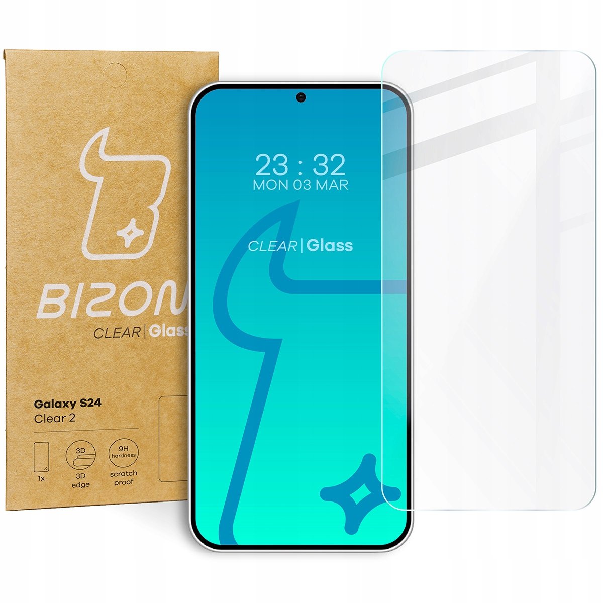 Szkło Hartowane Bizon Glass Clear 2 Do Galaxy S24 Bizon Sklep EMPIK