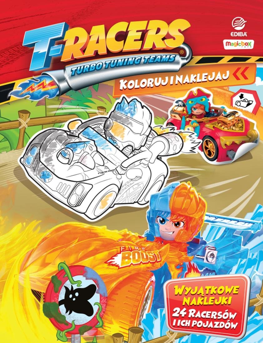 T Racers Koloruj I Naklejaj Ediba Polska Sp Z O O Prasa Sklep