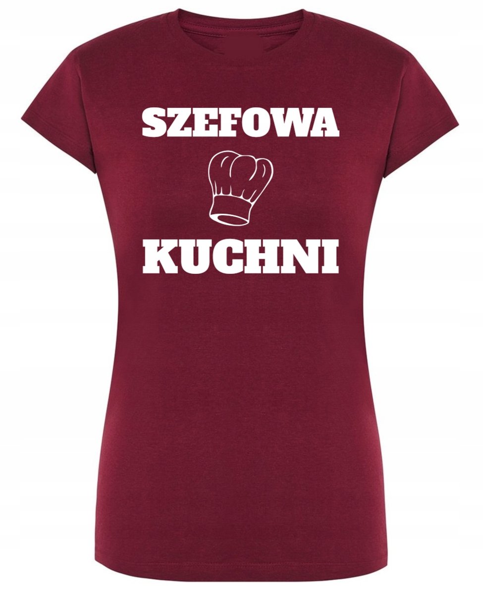 T Shirt damski Dzień Mamy Szefowa Kuchni MAMA L Inna marka Moda