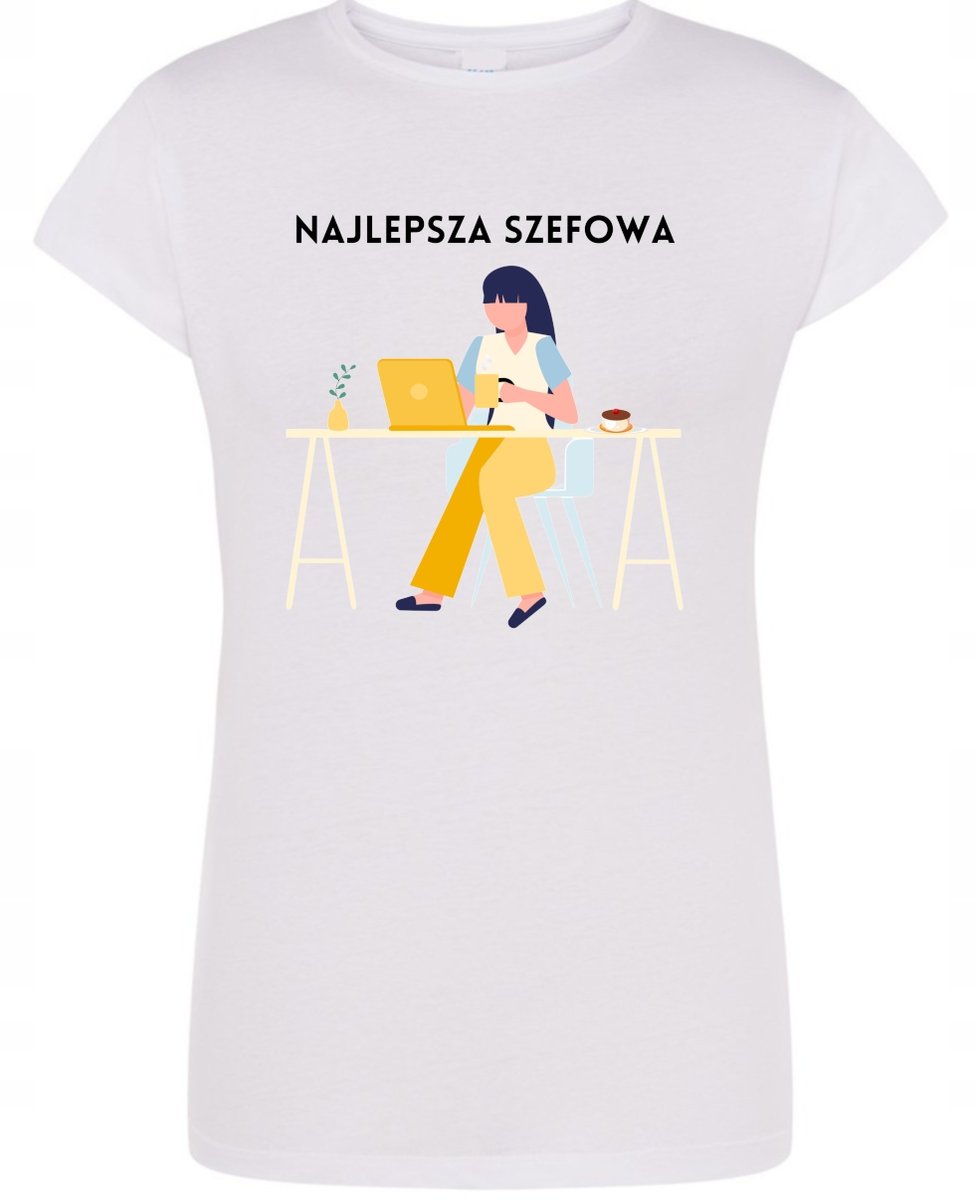 T Shirt Damski Prezent Najlepsza Szefowa M Inna Marka Moda Sklep