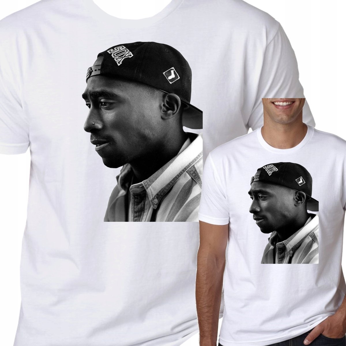 T Shirt KOSZULKA 2PAC TUPAC THUG LIFE L 0803 Inna Marka Moda Sklep