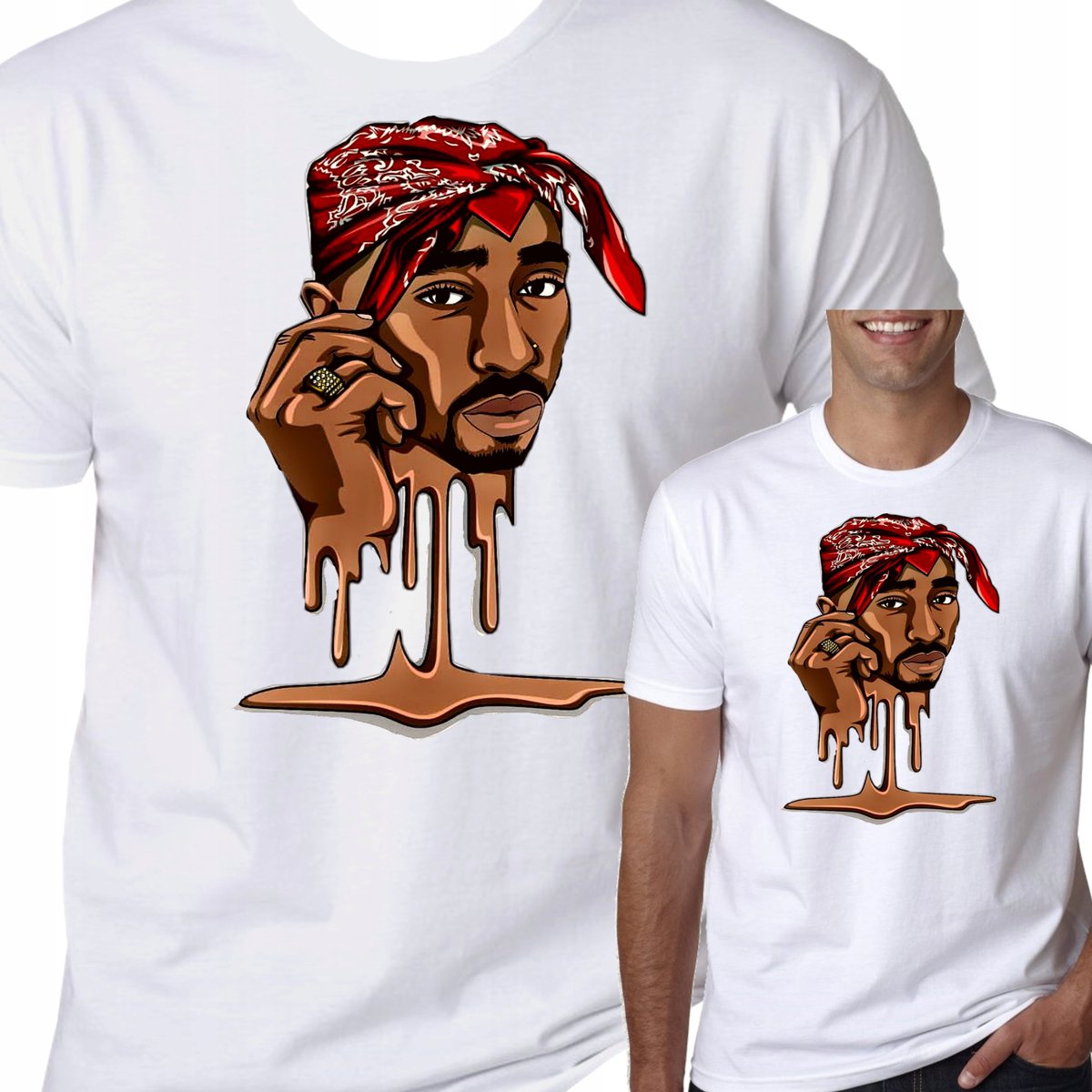 T Shirt Koszulka Pac Tupac Thug Life M Inna Marka Moda Sklep