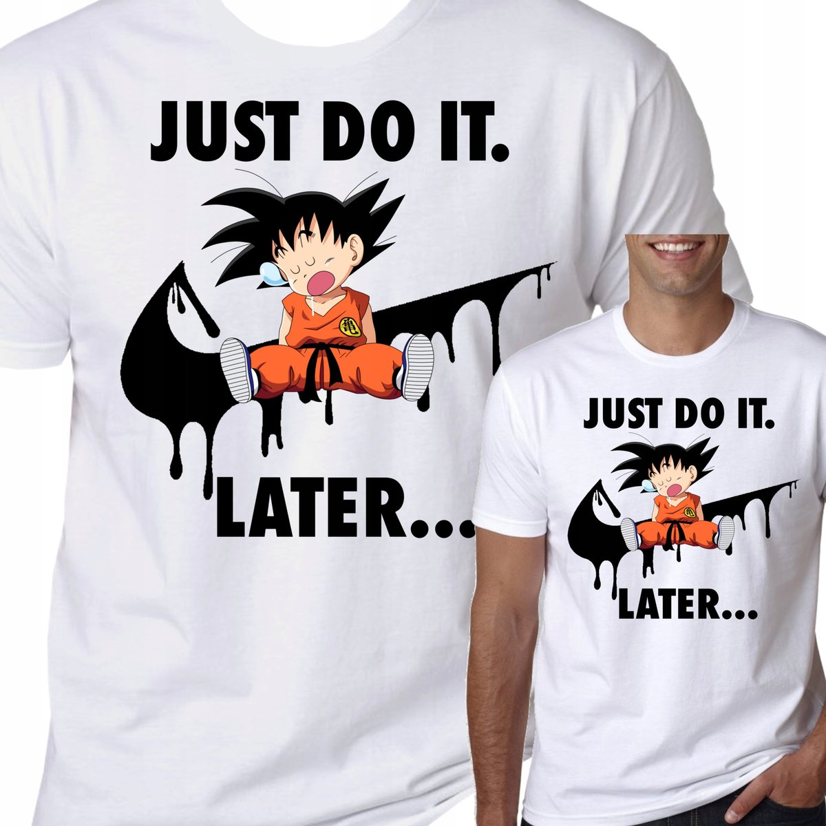 T Shirt KOSZULKA DRAGON BALL JUST DO IT S 0766 Inna Marka Moda