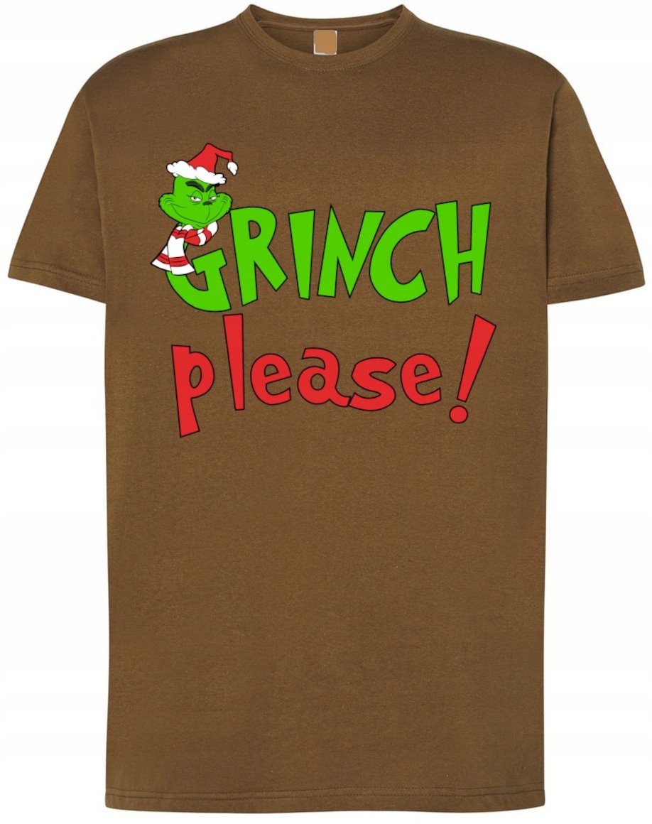 T Shirt męski Grinch Please Grinch Świąt Nie będzie Święta r L Inna