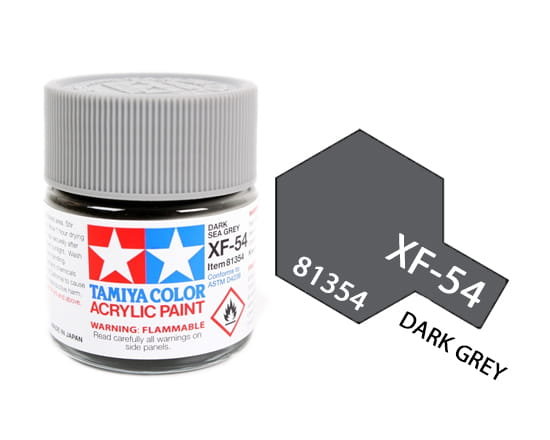 Tamiya Acrylic 81354 Xf 54 Dark Sea Grey 23Ml Matt Tamiya Sklep