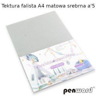 Tektura Falista A4 Matowa Srebrna A 5 Penword PENWORD Sklep EMPIK