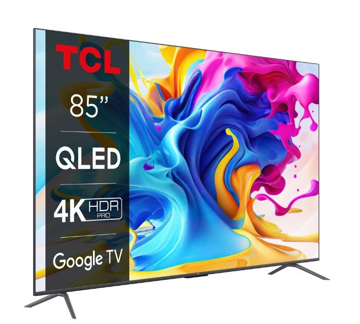 Telewizor Tcl C Qled K Uhd Smart Tv Hz Dvb T Tytanowy