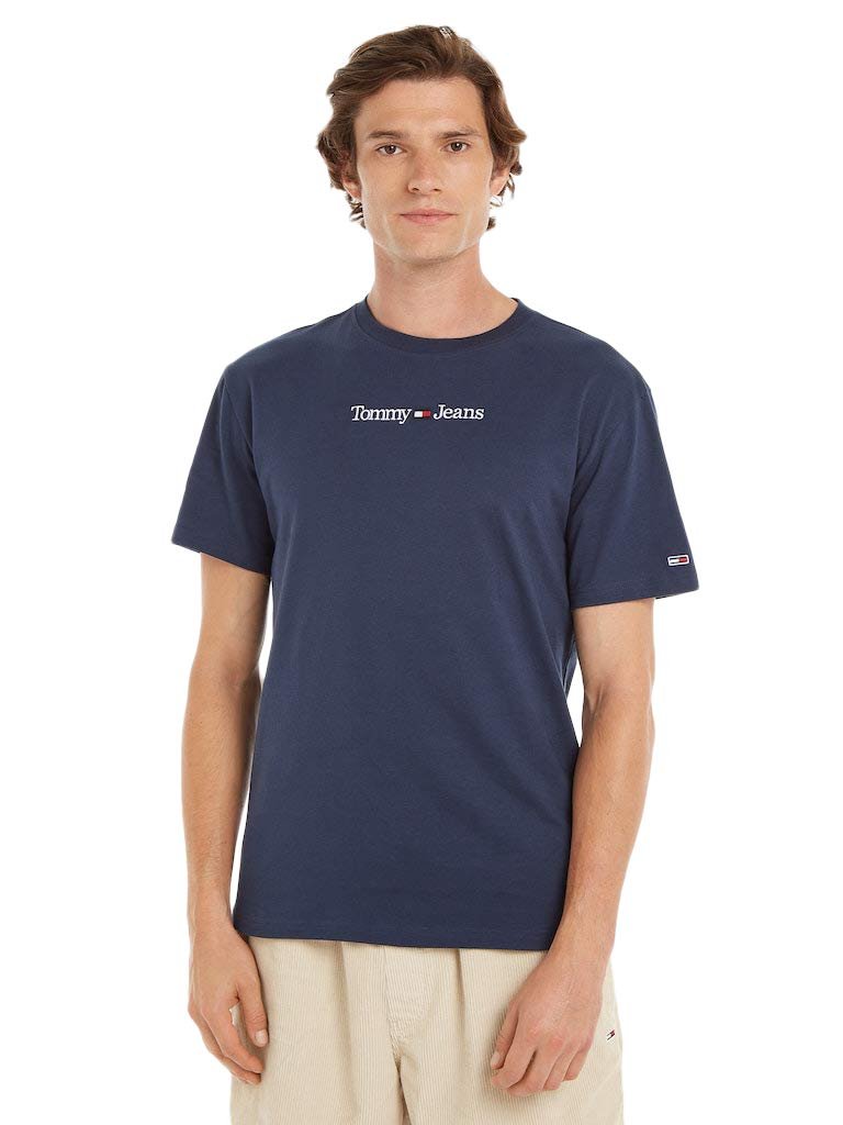 Tommy Hilfiger Koszulka Męska T Shirt Tjm Classic Linear Logo Tee