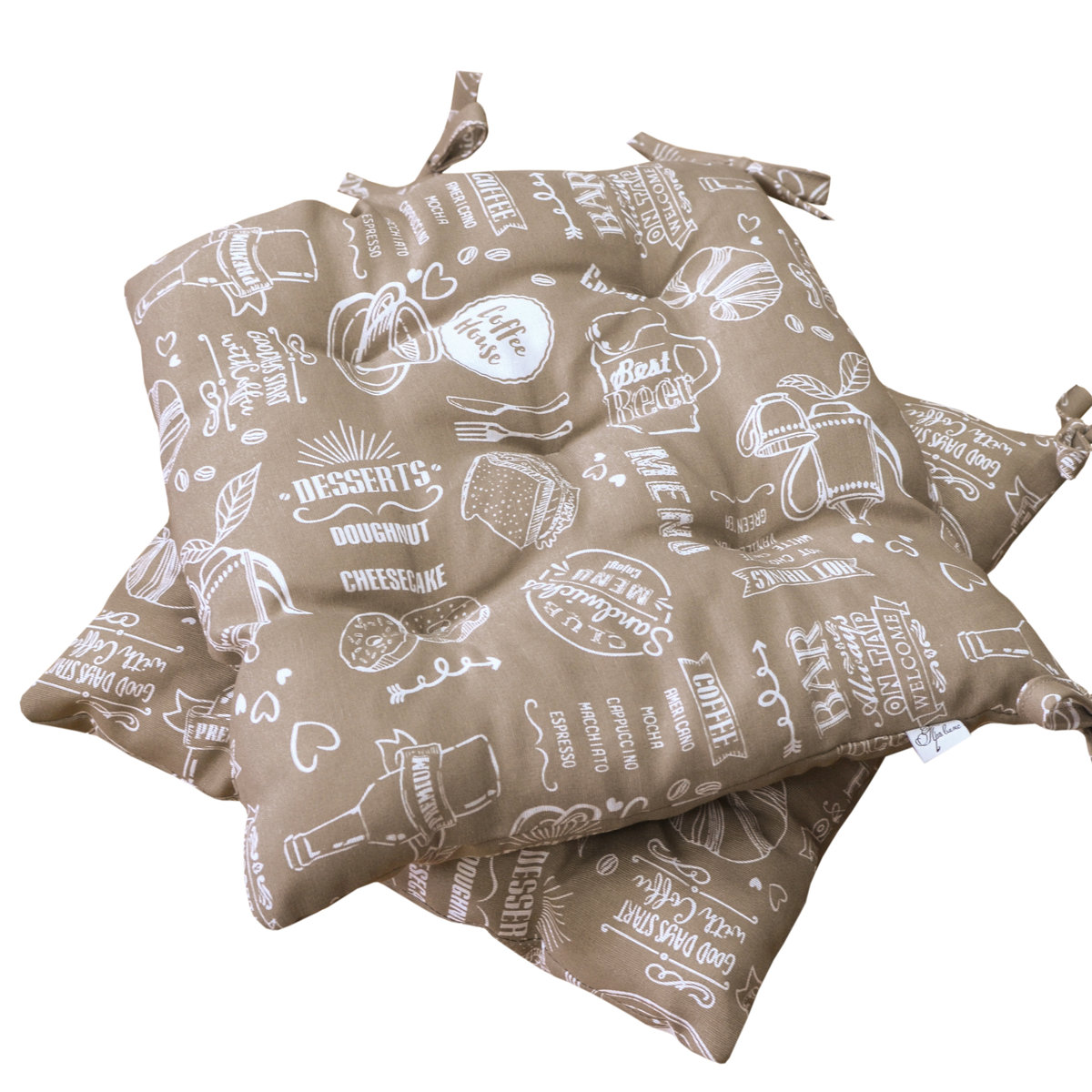 Trade Home Poduszka Na Krzeslo Breakfast Beige Textile Home Sklep