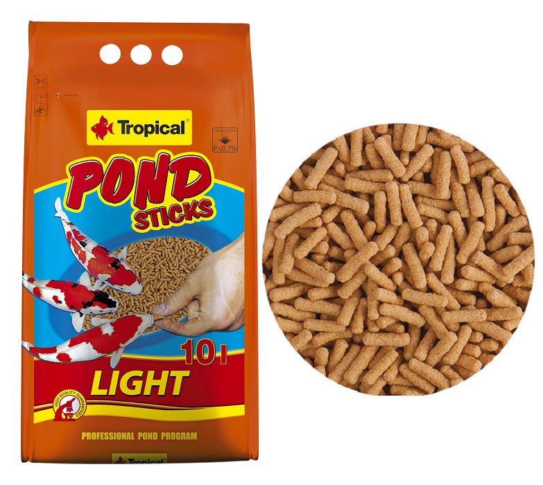 Tropical Pond Sticks Light L Pokarm W Pa Eczkach Dla Ryb Hodowanych