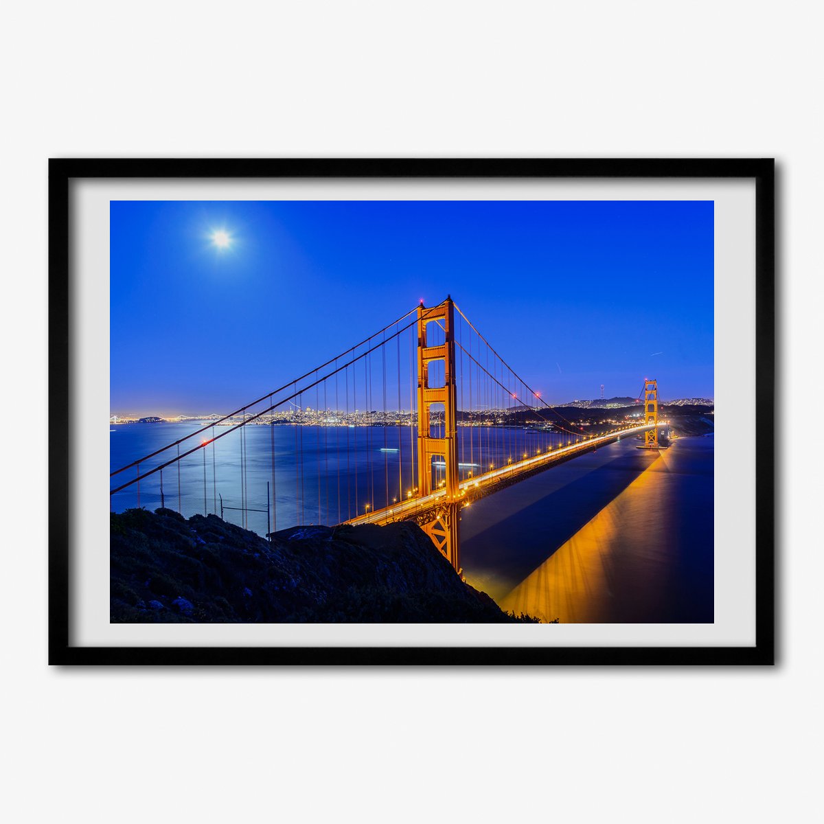 Tulup Foto Obraz Z Ramk Mdf Most San Francisco X Cm Tulup