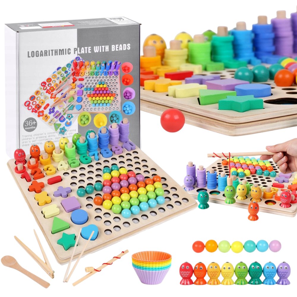 Uk Adanka Logarytmiczna Montessori Tablica Edukacyjna Sorter