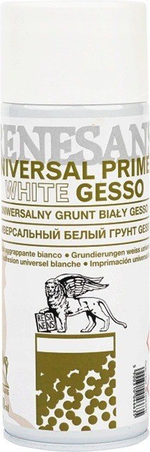 Uniwersalny grunt gesso biały spray 400ml Renesans Sklep EMPIK