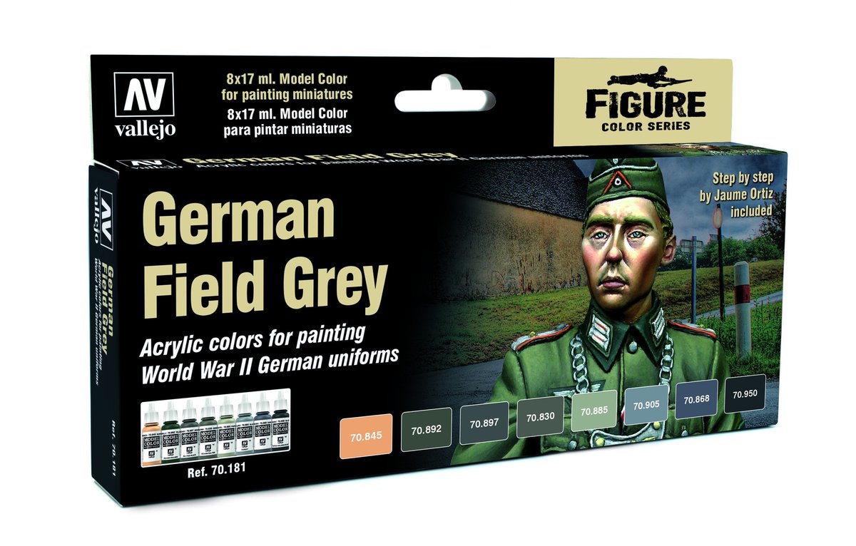 Vallejo Zestaw Model Color 70 181 German Field Grey Uniform Vallejo