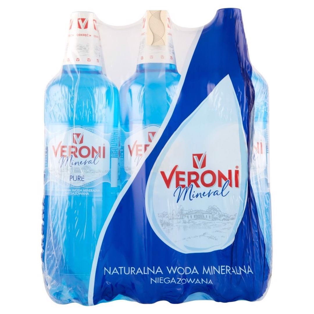 Veroni Mineral Pure Naturalna Woda Mineralna Niegazowana 1 5 L X 6