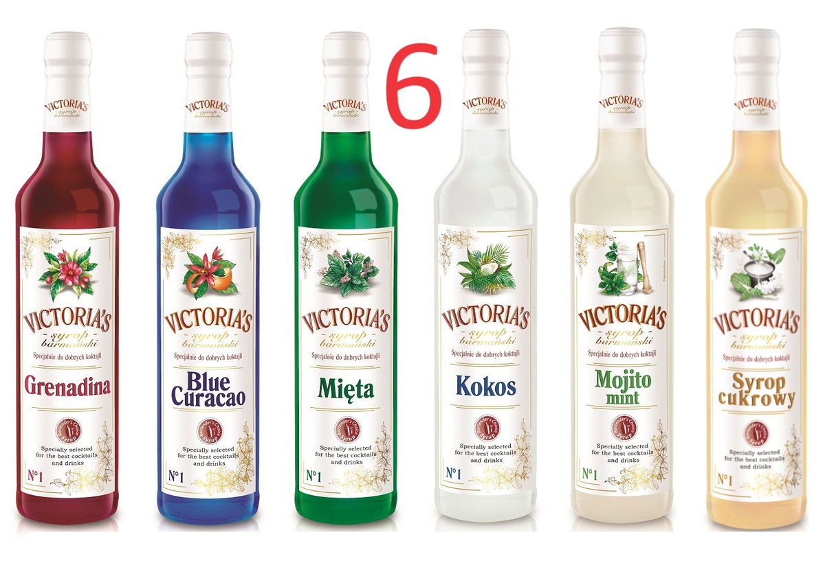 Victoria s Syrop barmański mix do drinków 6x490 ml Inna marka Sklep