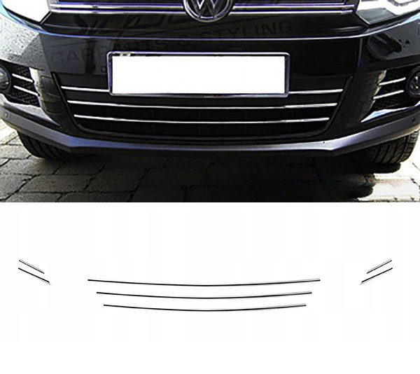 Vw Tiguan N Listwy Chrom Chromowane Grill Tuning Martig