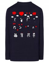 Walentynki Longsleeve męski nadruk Love Story M Inna marka Moda