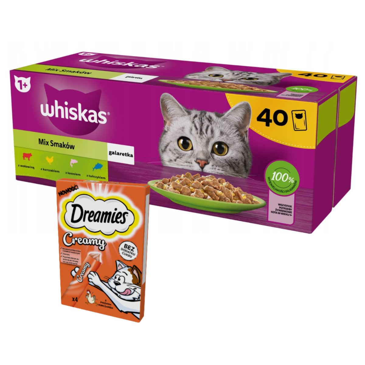 Whiskas Smaki Rybne I Tradycyjne X G Dreamies Mars Sklep Empik