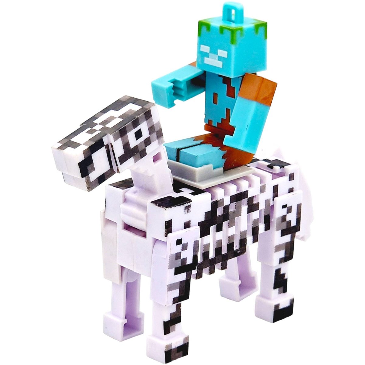 WKS MINECRAFT Duży zestaw Figurek 5 sztuk Koń 3x akcesoria WKS